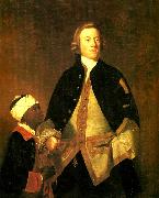 Sir Joshua Reynolds first lieutenant paul henry ourry oil painting